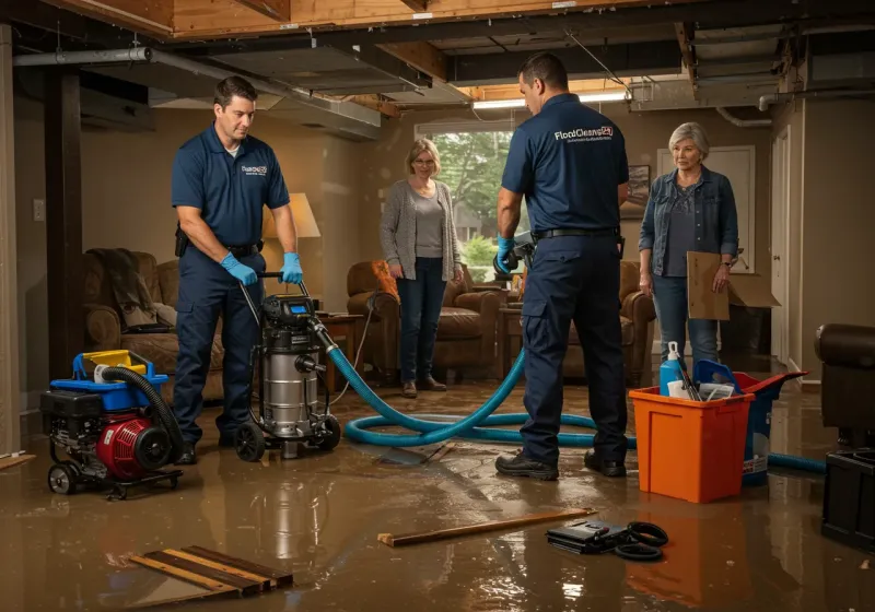 Basement Water Extraction and Removal Techniques process in Beaverton, MI